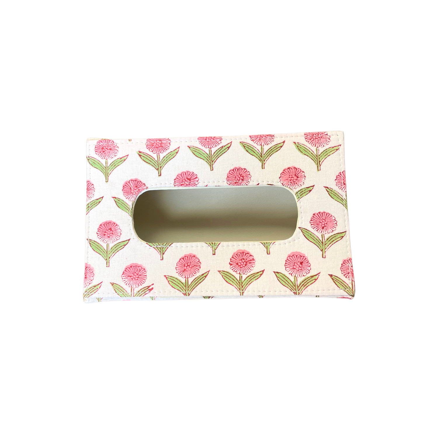 Pink Tissue Box Holder