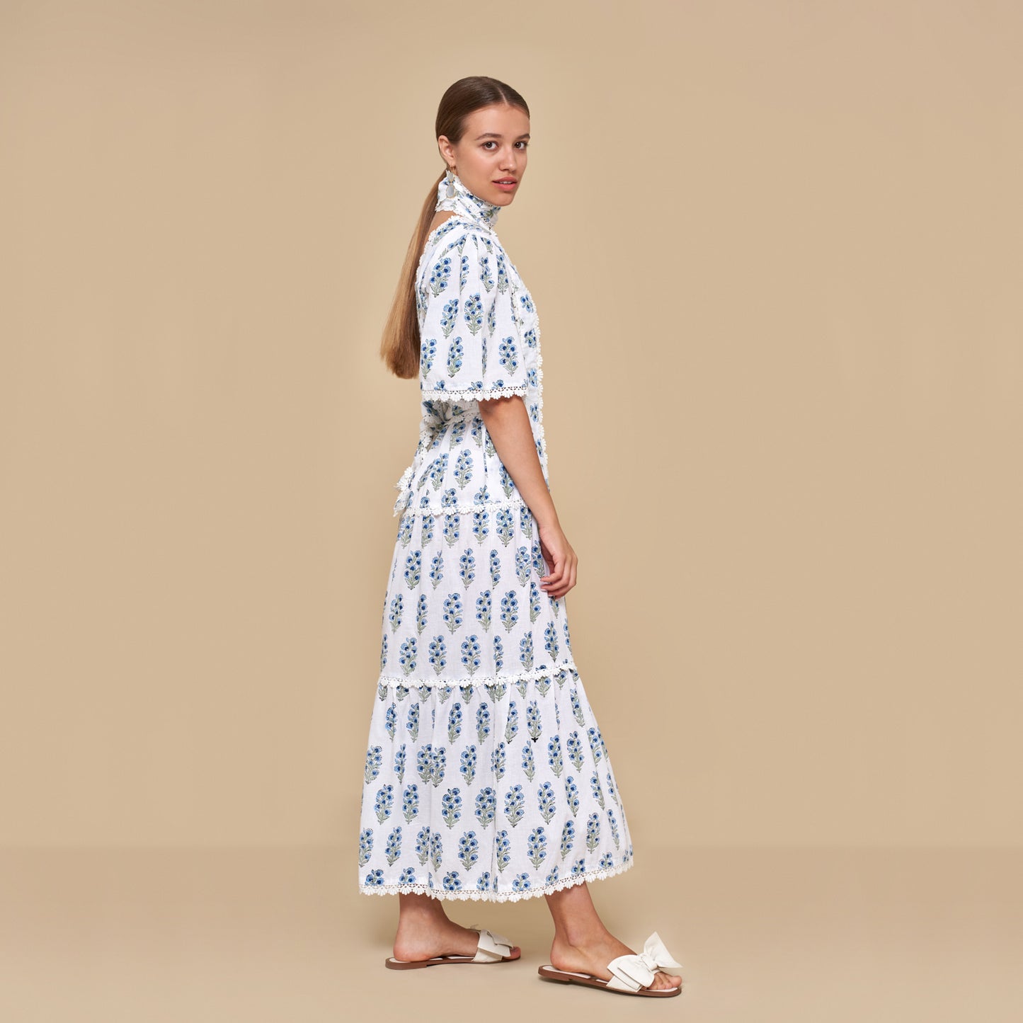 The Farrah Block Print Dress