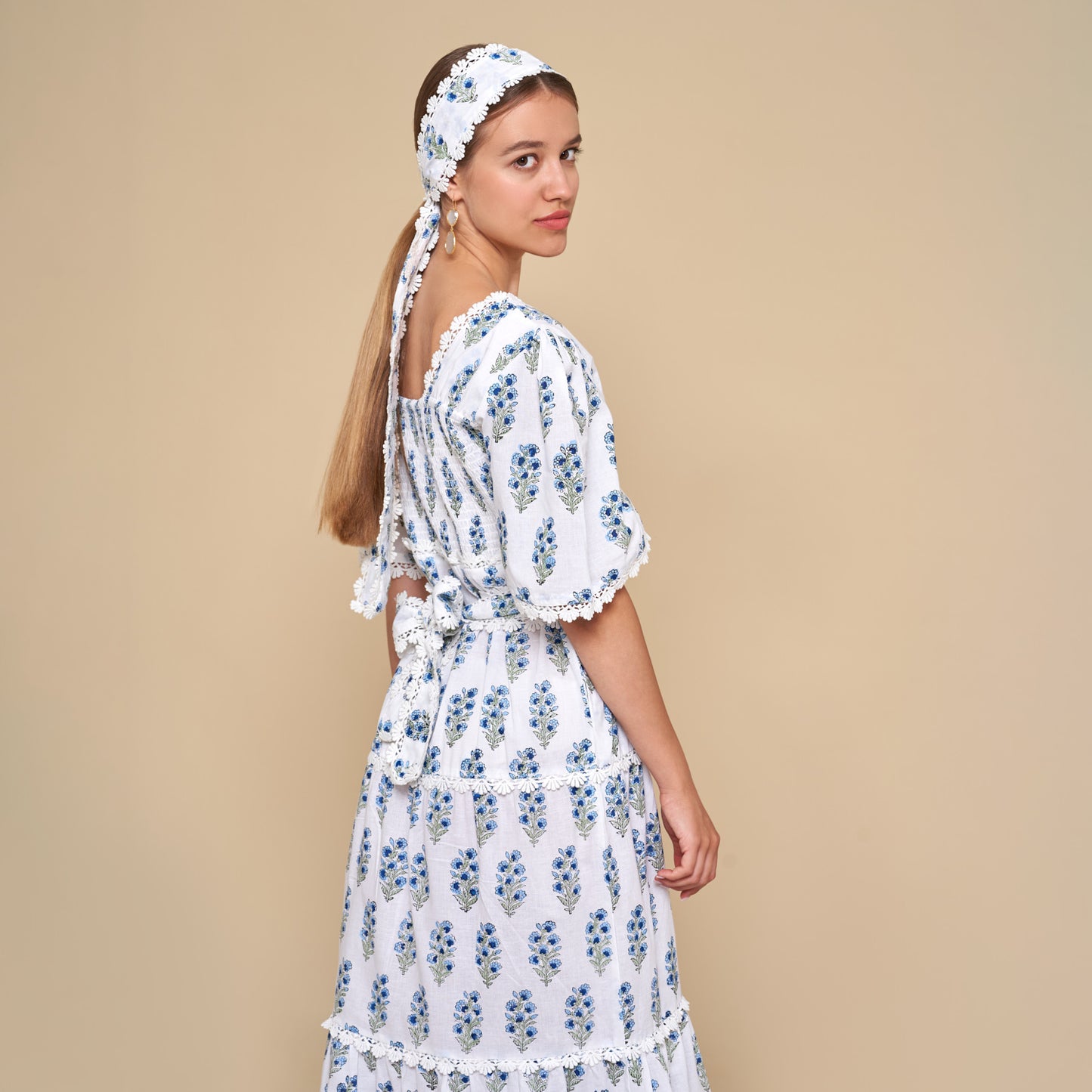 The Farrah Block Print Dress