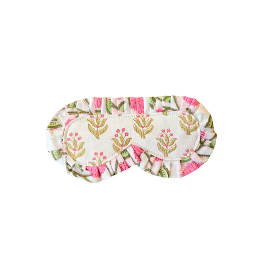 Block Print Eye Mask