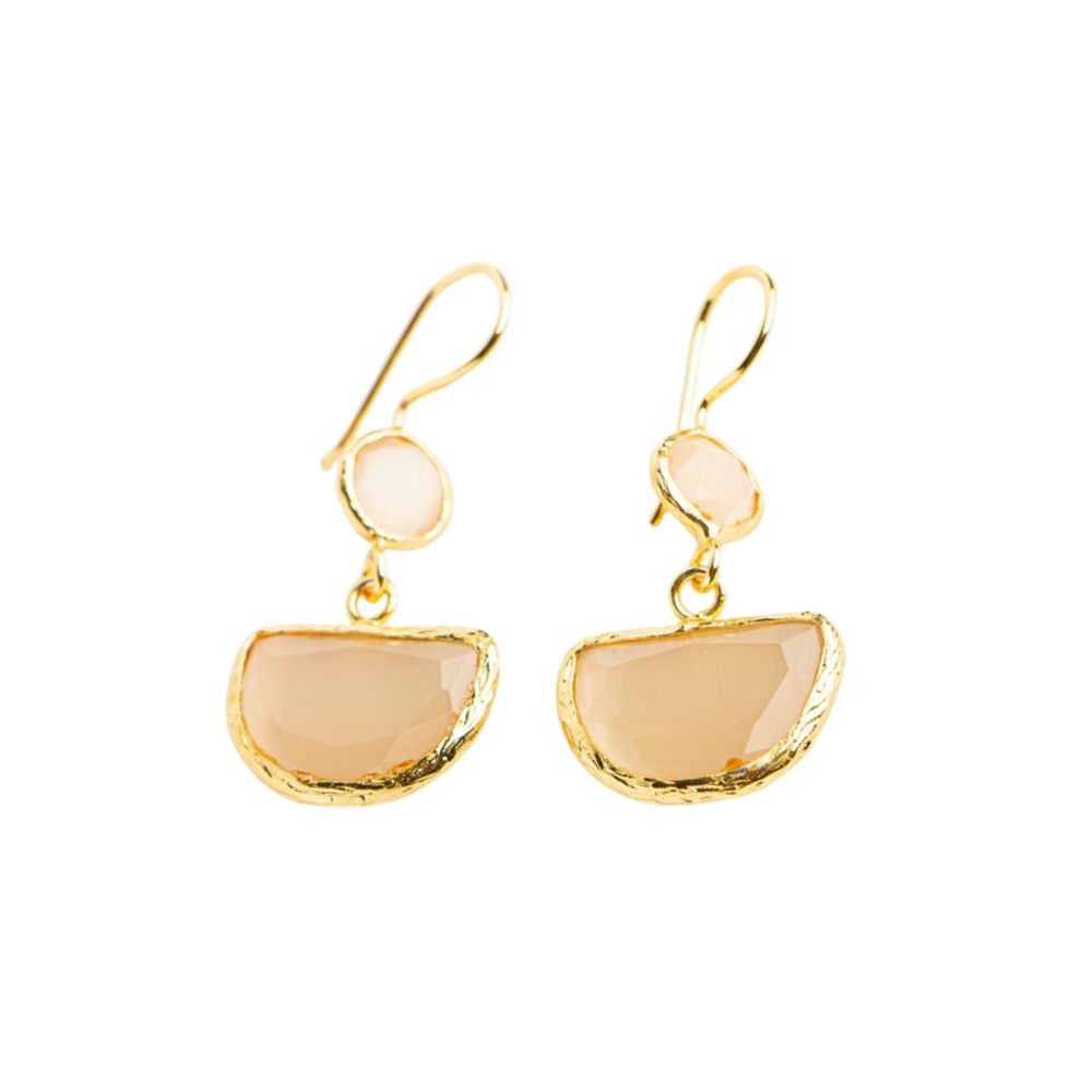 Victoria Earrings Cream