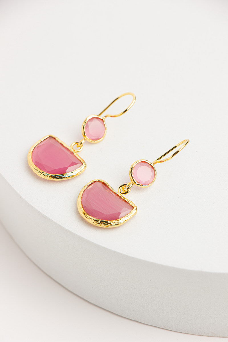 Victoria Earrings Pink